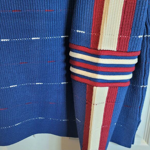 Alp N Rock Margot Sweater Pullover Womens XL Blue Side Stripe Retro Ski $350 NEW - Picture 9 of 16